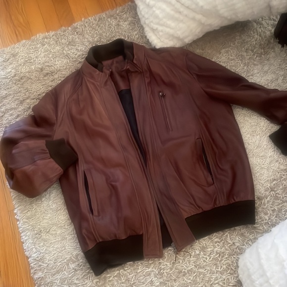 Vera Pelle Brown Leather Italian Jacket